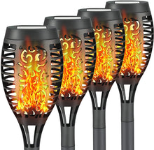 Load image into Gallery viewer, Eye-catching Solar LED Flame Torch for your garden
