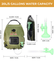 Load image into Gallery viewer, Outdoor Camping Solar Shower Bag
